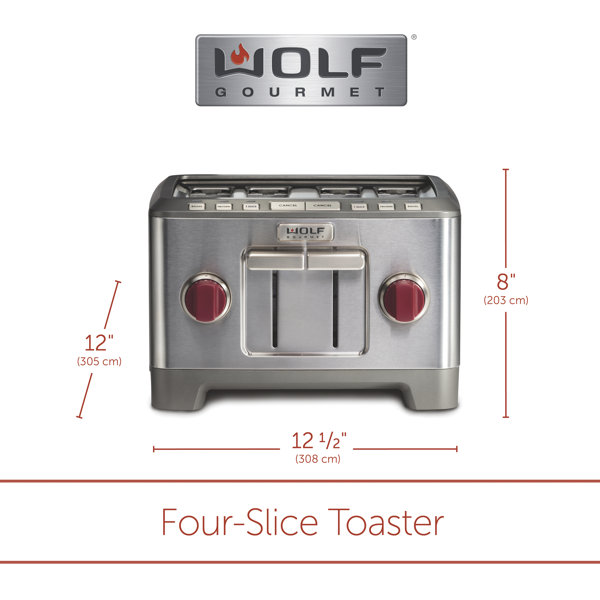 Wolf Gourmet 4 Slice Toaster & Reviews Wayfair